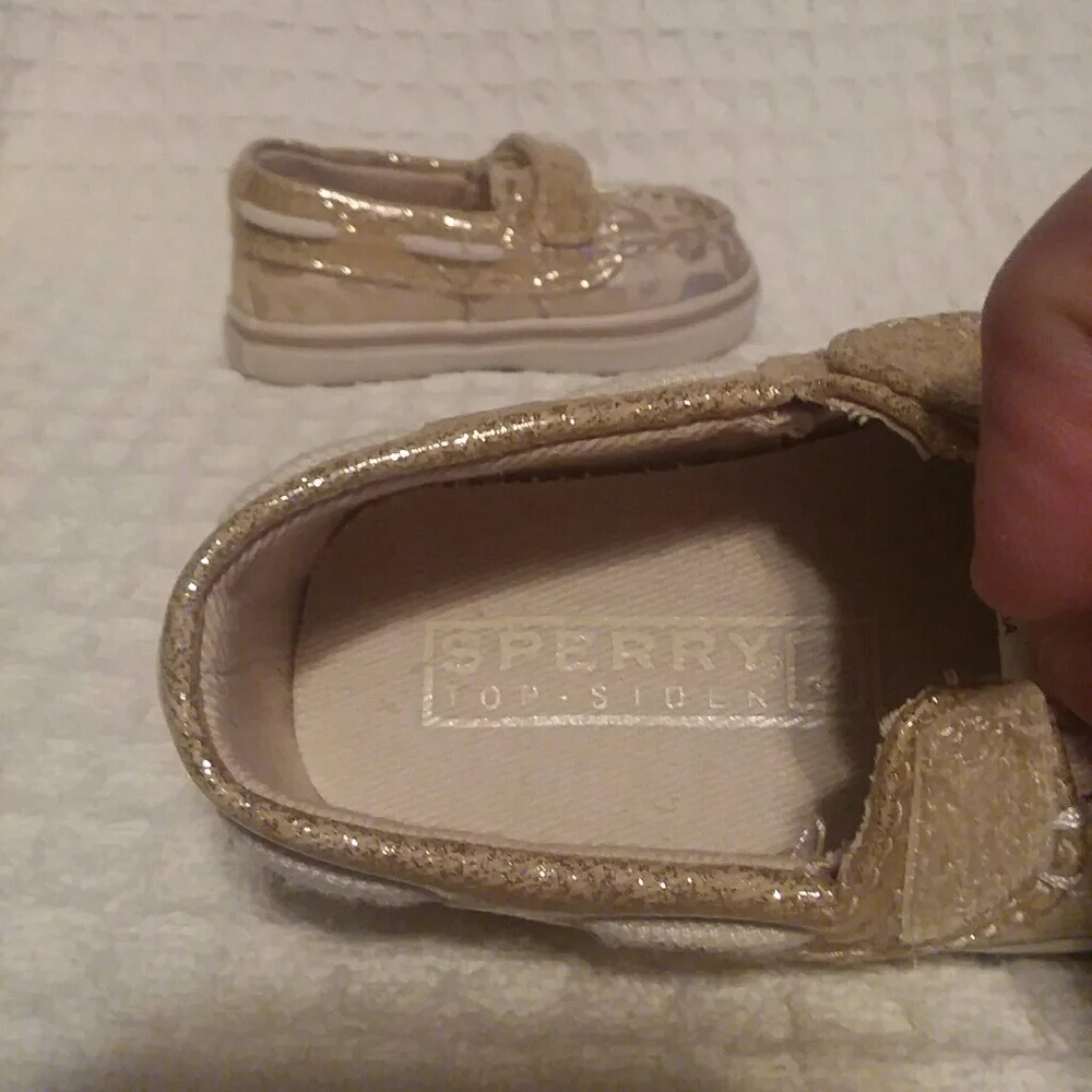 Sperry Girls Camo Print Boat Shoes